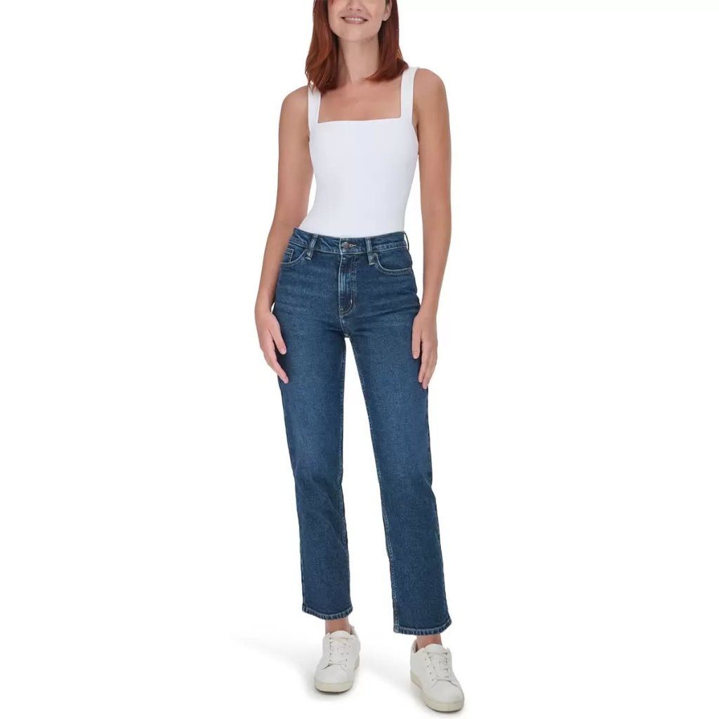 Calvin Klein Jeans Women's High Waist Straight Jeans